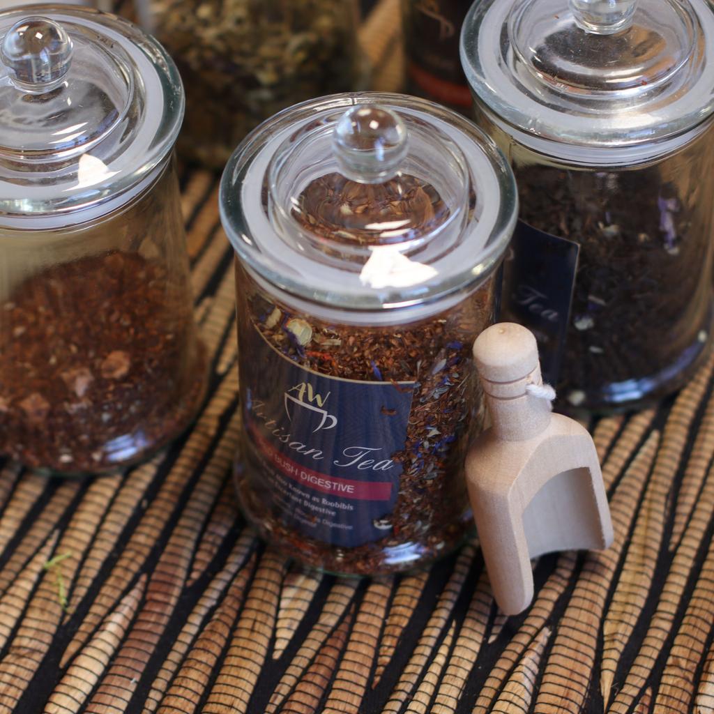 6x Bath Salts Scoop Mini Wooden 9.2 cm