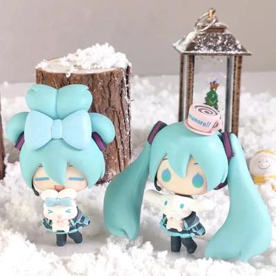 Auf Lager Sexy Mädchen Hatsune Miku Anime Figur Mode Subkultur Miku Actionfigur Weihnachtsgeschenk PVC Sammlermodell Puppen Spielzeug