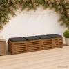 4 piece seat cushions SOEST 4 pcs. 100percent  Polyester Anthracite
