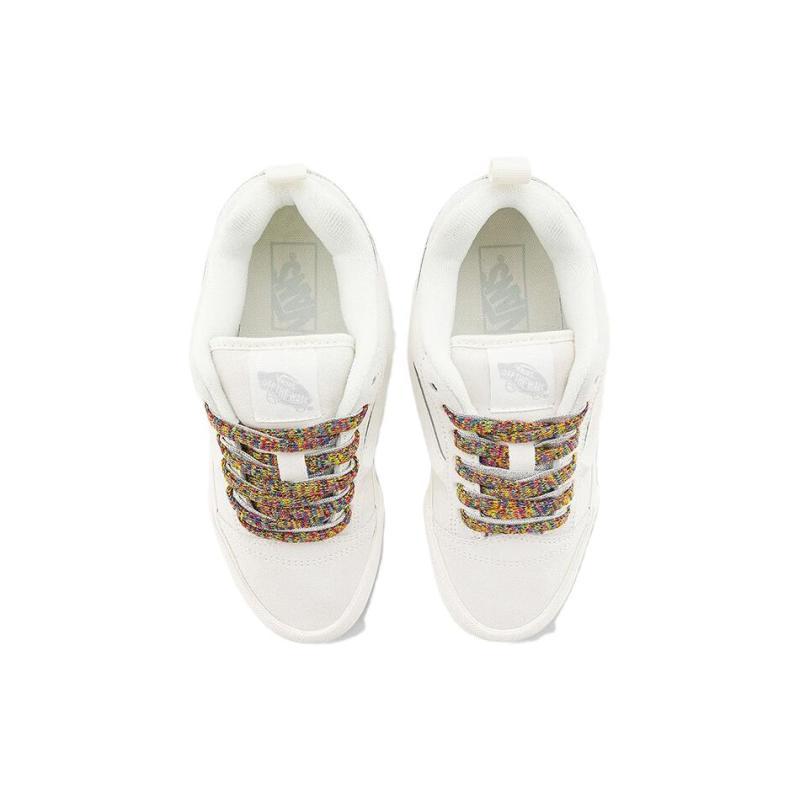Vans Knu Stack White Multi-Color Laces Women's Vans VN000CRS448