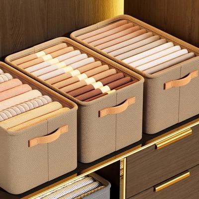 Tlustší organizér na oblečení Kalhoty Svetr Úložné skříňky Zásuvky Organizér Džíny Úložný box Organizéry pro ukládání šatů