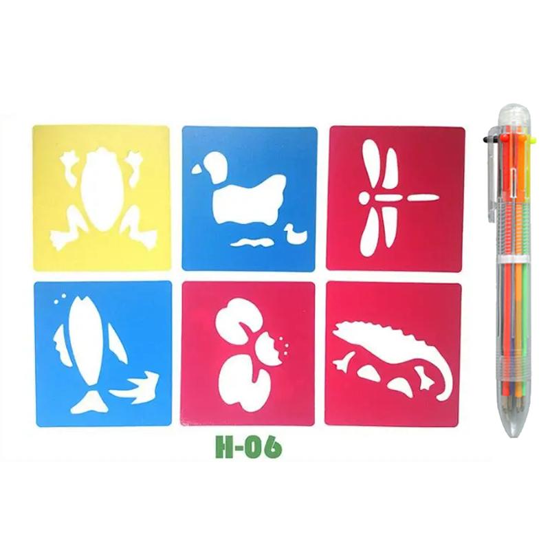 Kids Drawing Stencils Washable Reusable for Cartoon Themed Shape Template For Kid Toddlers Preschool Template Painting TMZ