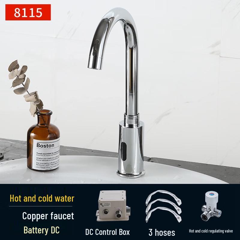 TLXT Infrared Sensor Hot & Cold Washbasin Faucet