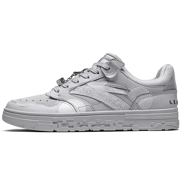 New Anta Walk Moon Cushioning, Wear Resistant Low Top Skateboard Shoes Men's Gray 112248066S-1