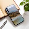 Schneebedeckter Berg Handyhülle Für Samsung Galaxy A73,A72,A71,A70,A53,A52,A51,Andere Weiche Schwarze Hülle