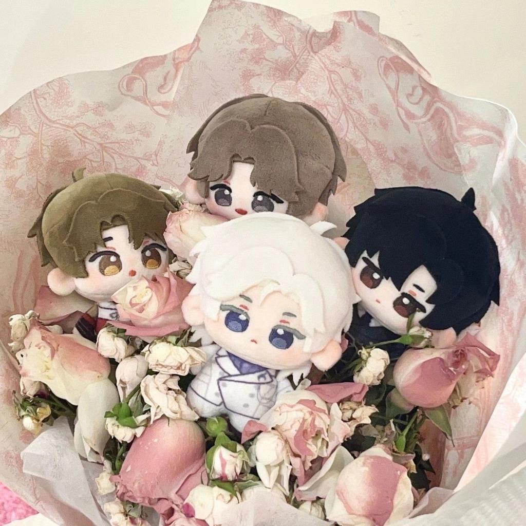Anime Beyond The World Cotton Plush Dolls 10cm Chibi-Style Gu Shiye Yi Yu Bai Yuan Xia Xiaoyin Stuffed Toy Birthday Gift