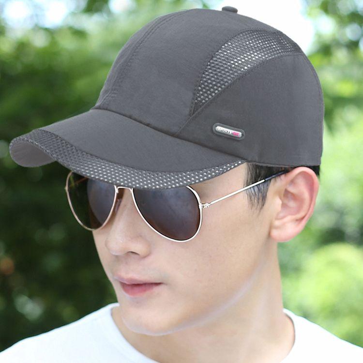 Baseballkappe für Herren Atmungsaktiver Sonnenhut für Frühling und Sommer Schnelltrocknende Mesh-Kappe Outdoor-Sportkappe Sonnenhut für Damen