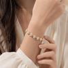 Light Luxury Colorful Zircon Bangle Sparkling Dopamine Wrist Jewelry  Evening Dinner