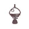 Fish Bone Charms Multi Color Alloy Pendants For Ocean Themed DIY Jewelry Accessories