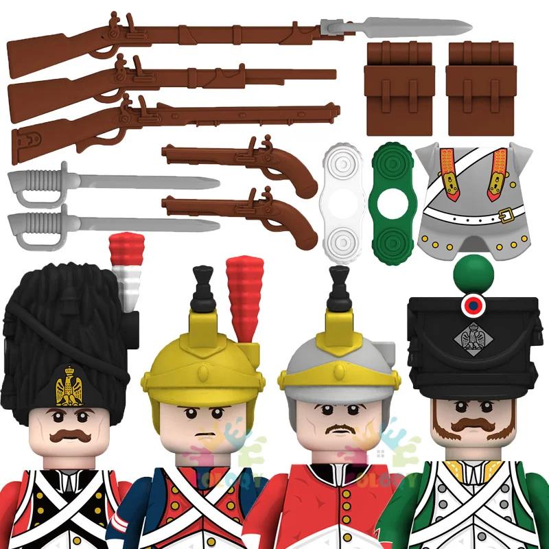 Дитячі Іграшки Наполеонівська Кавалерія Будівельні Блоки Військовий Кінь Сідло Солдати Міні Фігурки Іграшки Для Дітей Різдвяні Подарунки