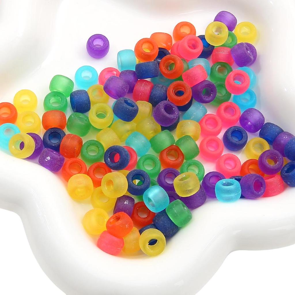 Wiosenne akcesoria z koralików DIY: Duże Akrylowe Beczki i Koraliki Ryżowe na Bransoletki i Naszyjniki