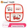 WUHE Hello Kitty Children's Melamine Divided Plate