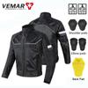 Motorrad-Fahrbekleidung Herren Damen Sturzschutz Reflektierend Mesh Atmungsaktiv Ganzjahresjacken Racing