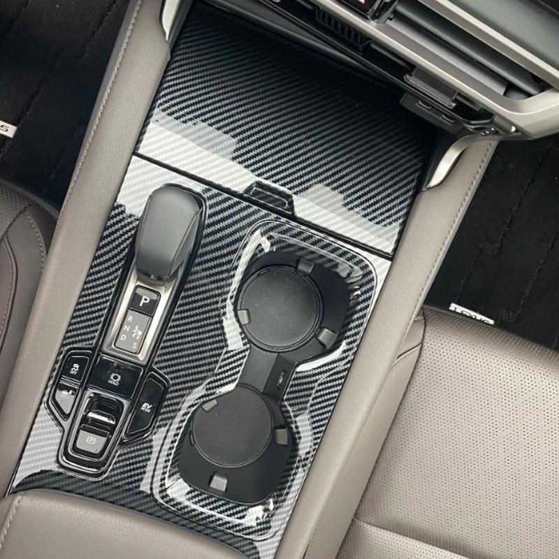 For Lexus RX 350 350h 450h+ 500h   2024 Carbon/Peach Wood Stick Center Console Gear Shift Panel Cover Frame Accessories