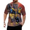 2026 Summer Men's Mieba 3D Printed T-shirt Printed Round Neck Short Sleeve Comfortable Men's Summer Clothing