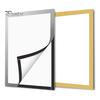 Self-Adhesive Frame Magnetic Picture Holder with Clear Cover Wall-mounted Poster Display Frame for Pictures Documents