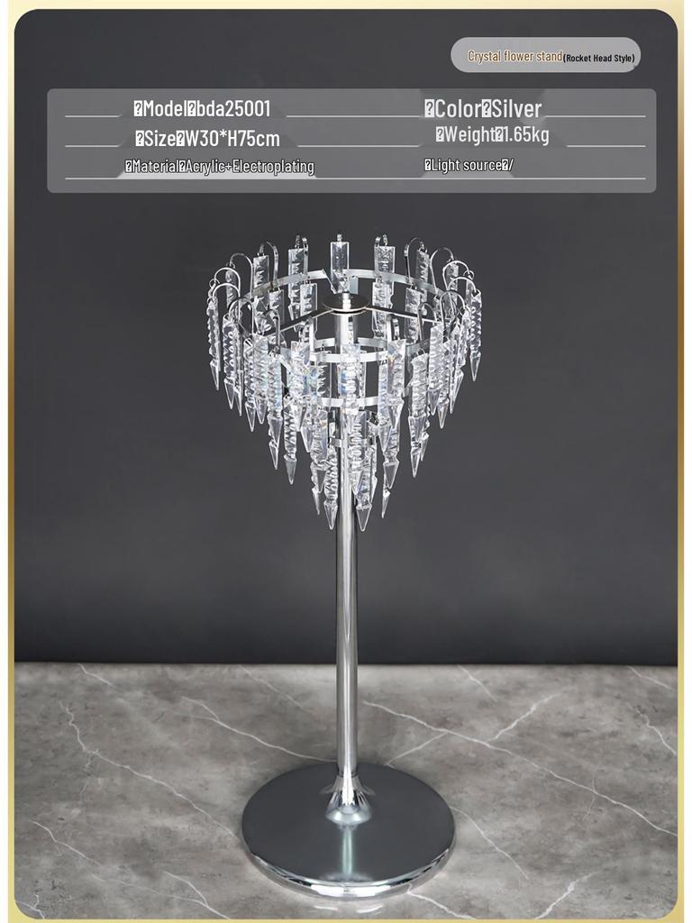 Crystal Wedding Table Centerpiece Flower Stand