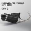 Modified Exhaust Tailpipe for 3V Spring 150 Motorcycles (2014-2020)