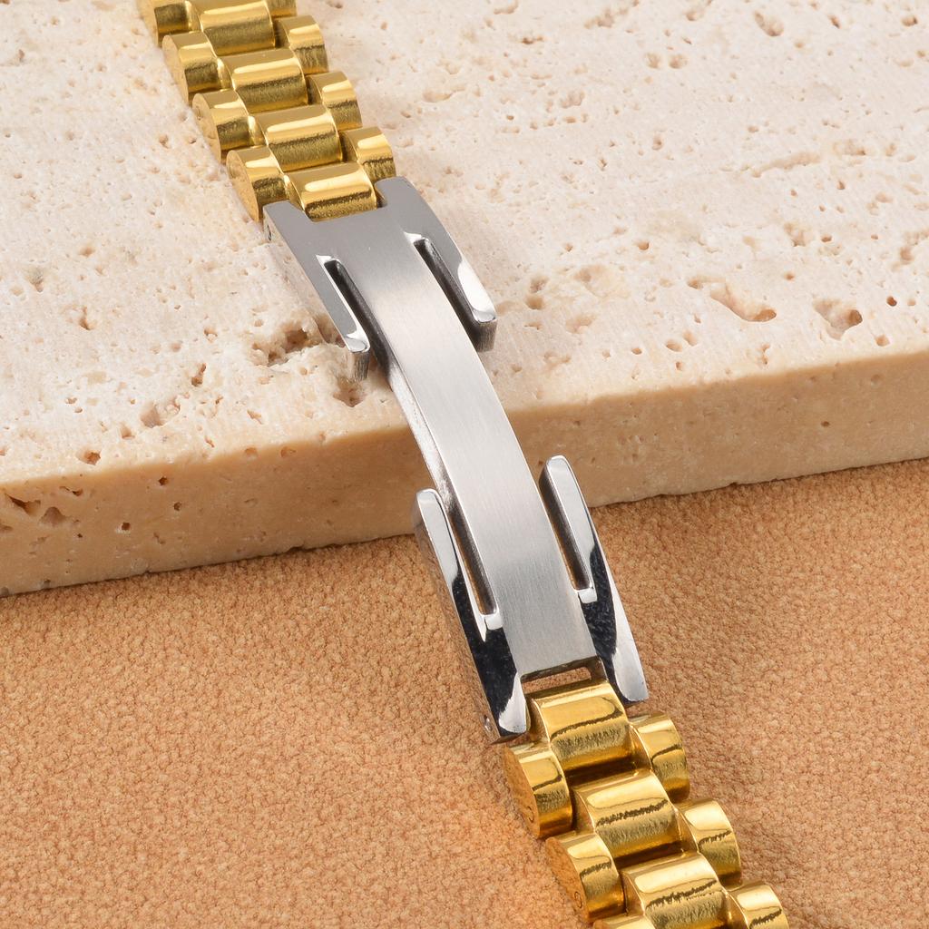 Stainless Steel Industrial Bracelet Edgy Trend Retro Luxury Unisex Bangles Christmas Gift New Year Present for Friends