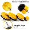 Drill Brush Drill Scrubber Power Cleaning Kit for Car Bathroom Corners 5-Piece Attachment, Brush, Carpet, Detailing, Surfaces, Upholstery, Grout,