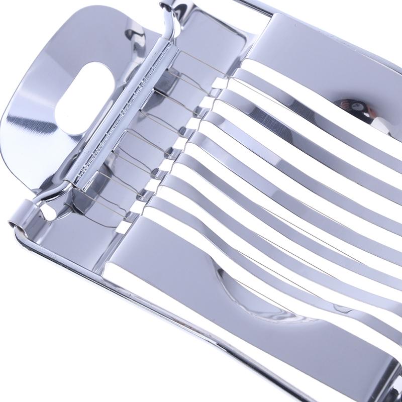 Stainless Steel Egg Cutter Preserved Egg Splitting Tool Fancy Egg Slicer