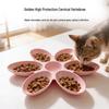 Six-Grid Petal Anti-Gobble Cat & Puppy Feeder Bowl - Non-Tip Design