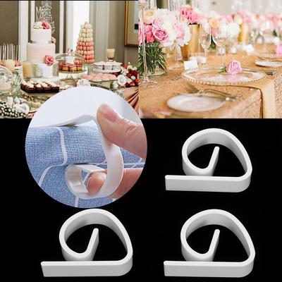 4/12 Stück Picknick Hochzeit Party Haushalt Kunststoff Stoffklammern Tischdecke Tischdeckenhalter Tischdeckenklemme