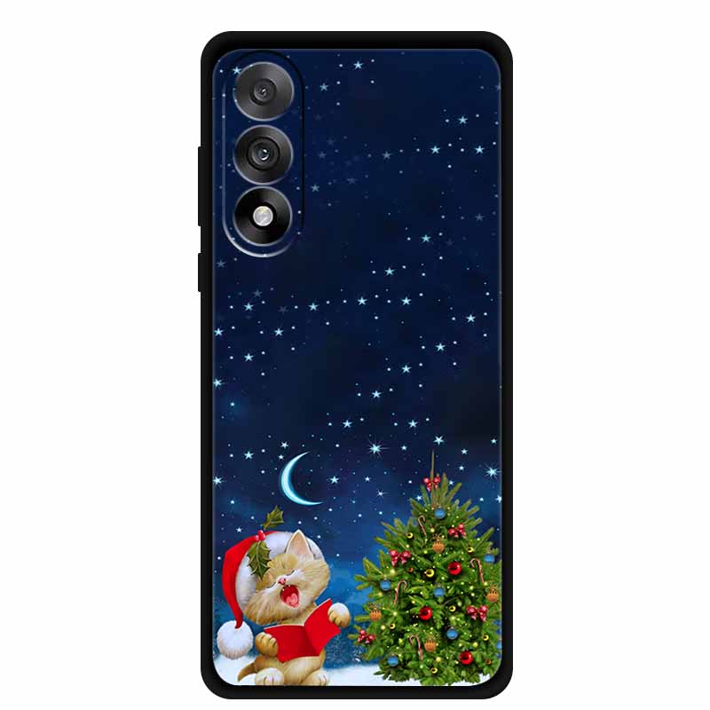 Christmas Phone Cases For OnePlus Nord 5 5G Case Shockproof Silicone Soft Black Cover Christmas Tree for 1+ Nord 5 5G Back Cover