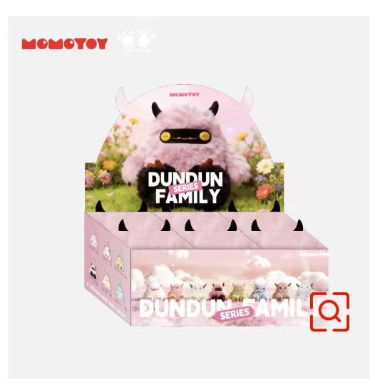 Momotoy Dundun Ģimenes Sērijas Plīša Aklā