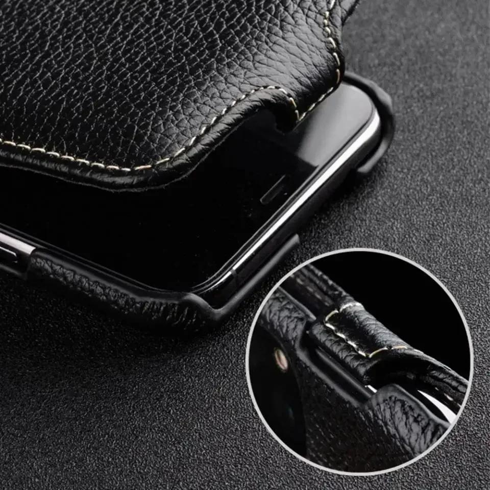 Melkco Magnetic Charging Phone Case for iPhone 17 Pro Max 17 Air 16 Plus 16e First Layer Cowhide Genuine Leather Flip Cover