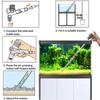 Press-Type Siphon Pump Fish Tank Water Changer Kit Adjustable Water Flow Sand Cleaner Aquarium Gravel Cleaner With Glass Scraper