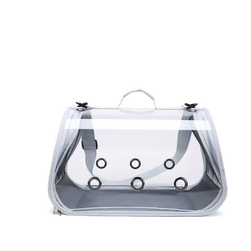 

Transparent Outdoor Cat Carrier Backpack - Breathable, Panoramic View, Portable, Handheld & Shoulder Bag.