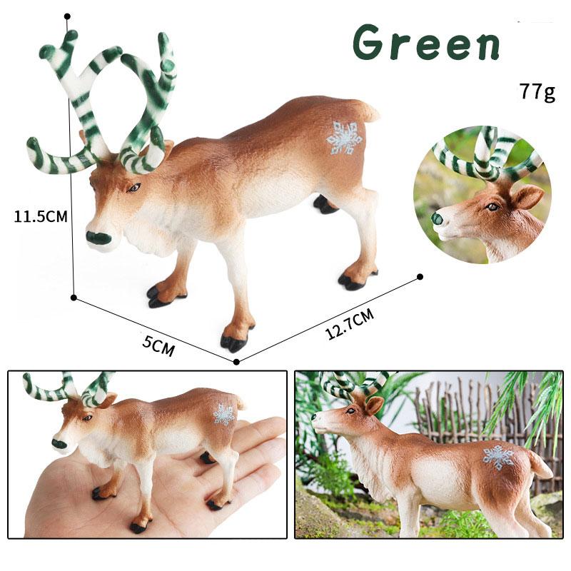 Weihnachtsschmuck, solide Simulation, Tiermodell, Weihnachten, Rentier, Elch, Weißwedelhirsch, Spielzeug