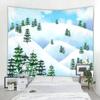 Christmas Snow Scene Decoration Home Living Room Bedroom Wall Decoration Tapestry