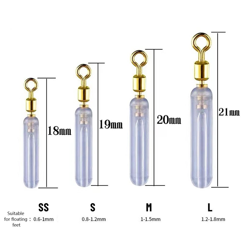 Accesoires 4 Size Rotation boia Floating Flotteur Buoy Copper Head Float Anti knot Fishing Floats