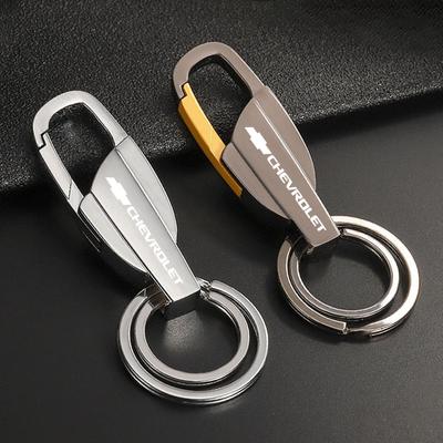 Zinc Alloy Ring Car Keychain Waist Hanging Keyring For Spark Captiva Cruze Malibu Equinox Trax Camaro Blazer Traverse
