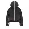Winter Striped Hooded Zip Sweatshirt Loose Streetwear Men Women Y2K Style