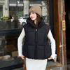 Winter Down Vest Hooded Casual Jacket Women