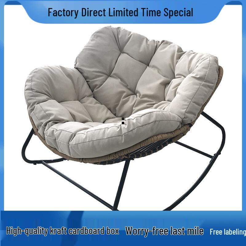 Exclusive OEM Rattan Rocking Chair for Living Room or Balcony