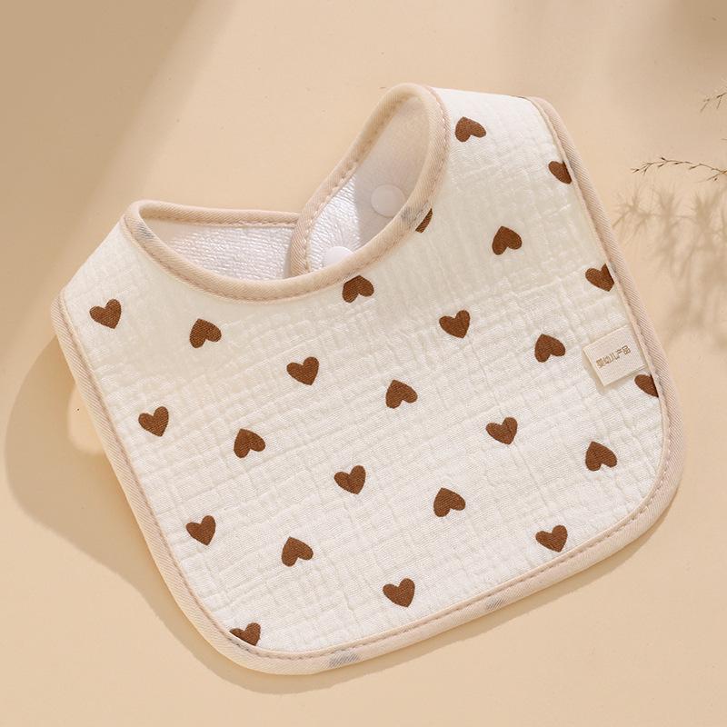 Baby Waterproof U-Shaped Cotton Gauze Bib