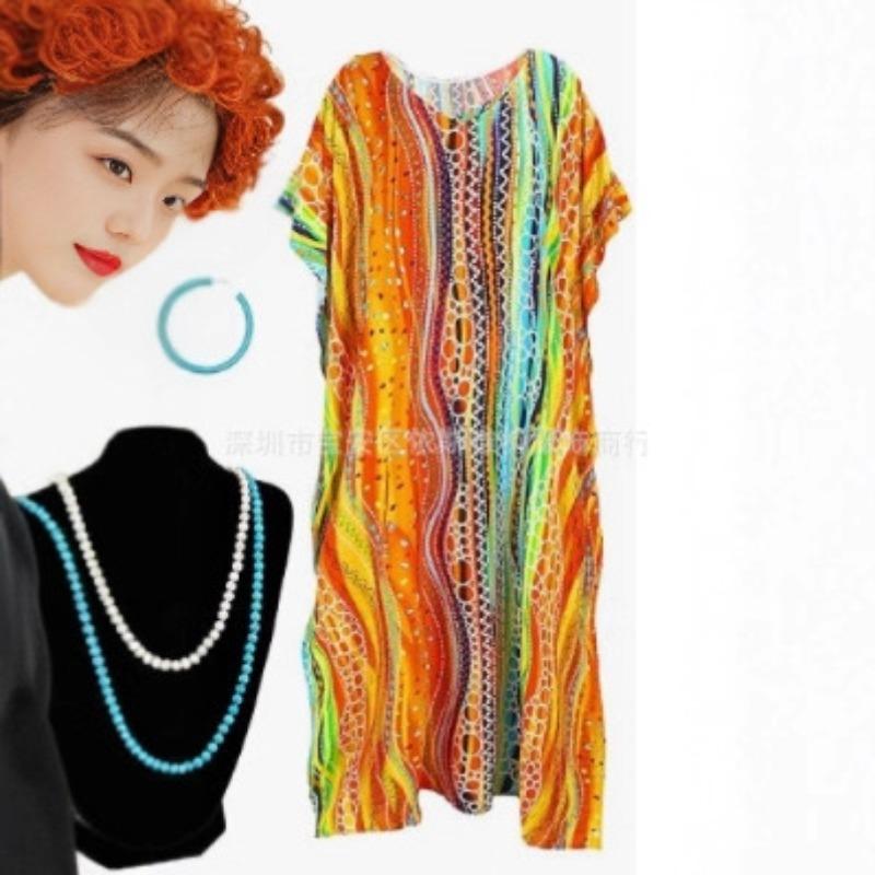 Beach blouse, loose robes, holiday outerwear, Mrs. Biropol dress