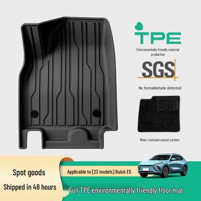 Eco-Friendly TPE Floor, Trunk, and Stain-Resistant Seat Mats for 2023 Buick E5 Models