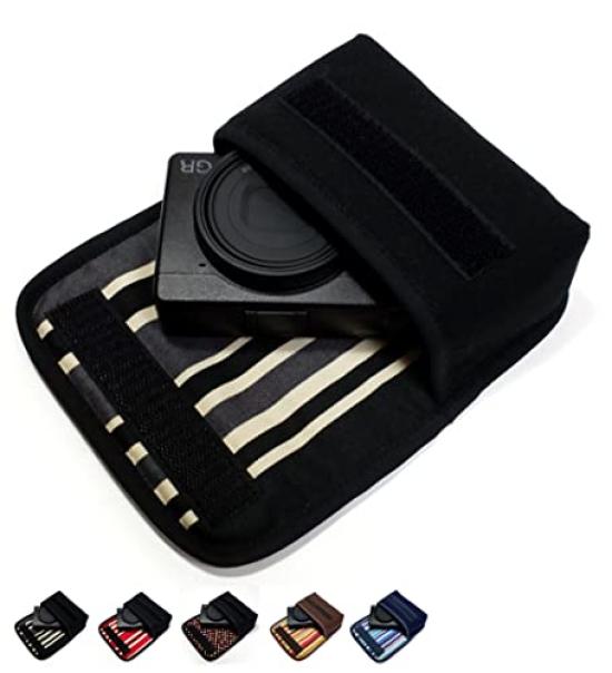 

звук Ricoh GR3x GR3 Чехол Карбон Ручная работа Сделано в Японии RICOH / (Черная полоса)