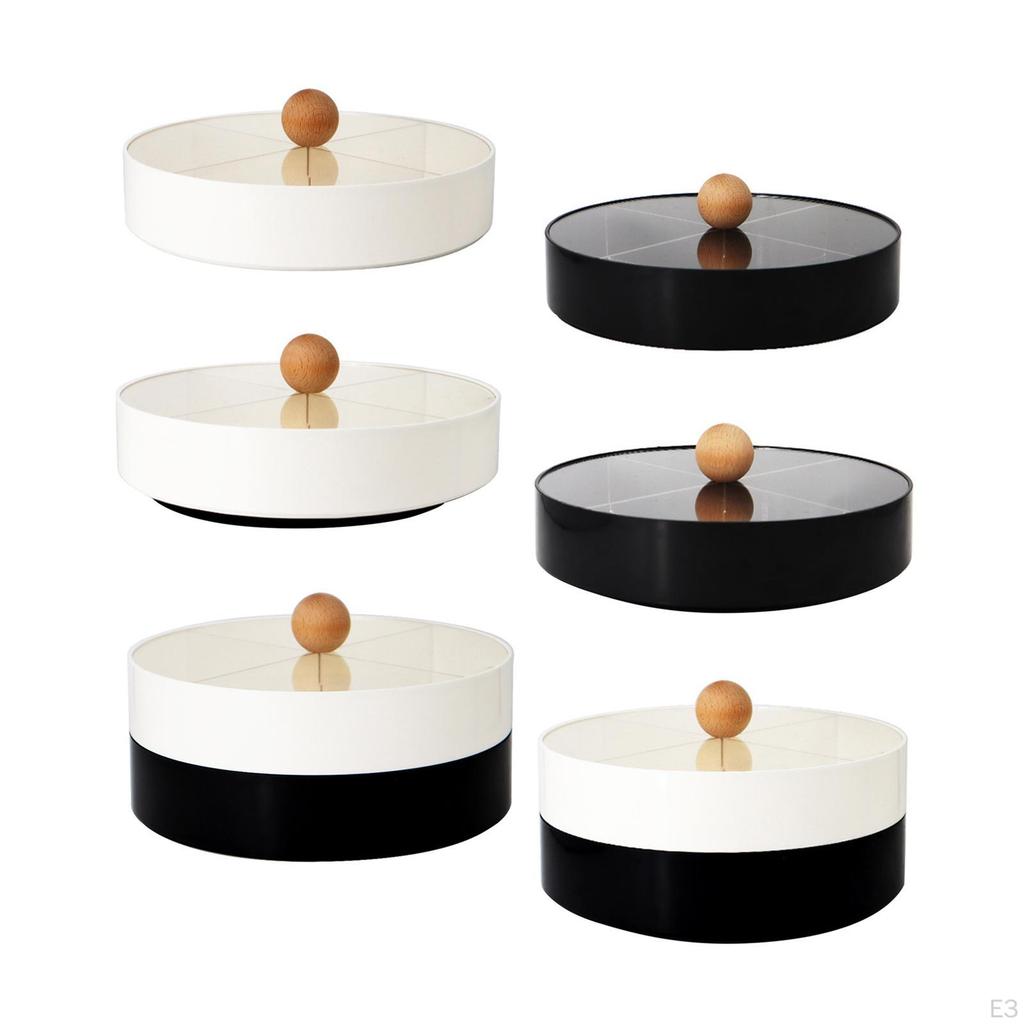 Candy Storage Box Multi Functional Accessories with Clear Lid Serving Trays Fruit Plate