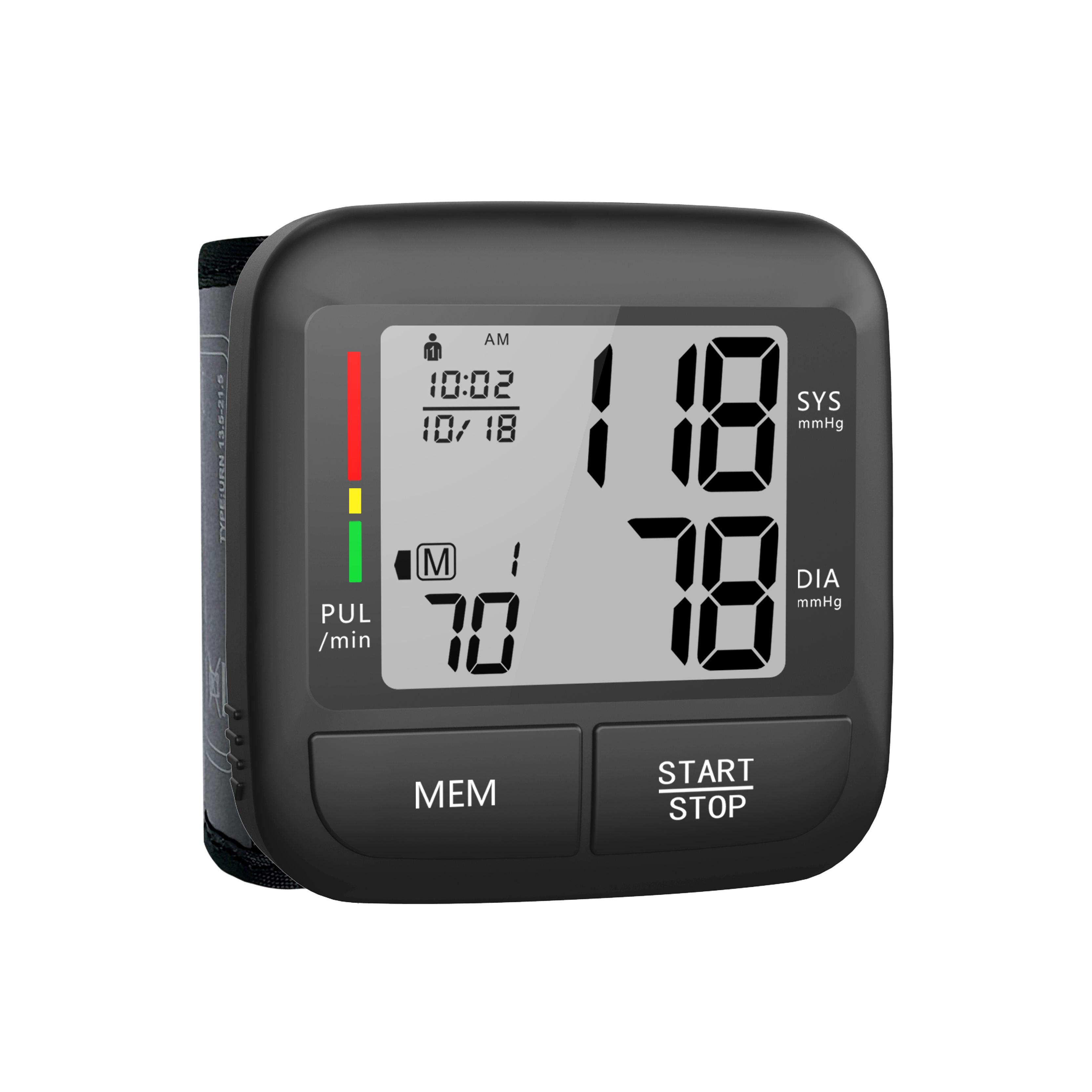 Home Blood Pressure Monitor Measurement Health Sphygmomanometer Digital Bp Machine Meter Rechargeable Customized ABS
