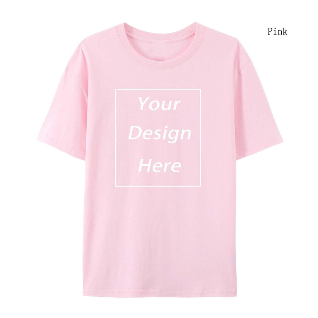 Design Your Logo T- shirt DIY021 Vintage Couple T-Shirts Street Retro Punk T Shirt Women Customize Pattern Cotton Short Sleeve