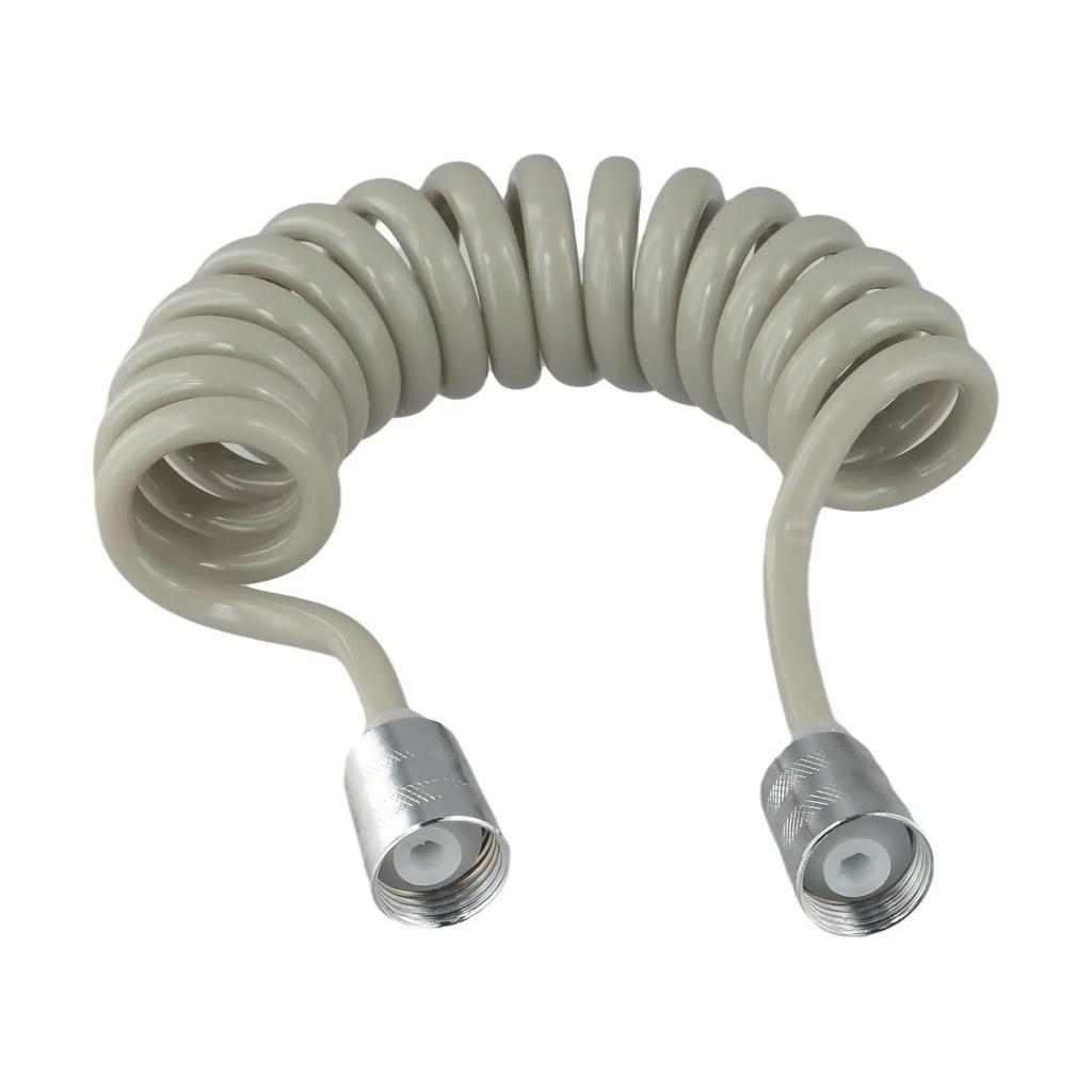 1.5M/2M Shower Nozzle Sprinkler Hose Flexible Telescopic Tube Inlet Pipe Telephone Line Shower Hose Bbathroom Accessories