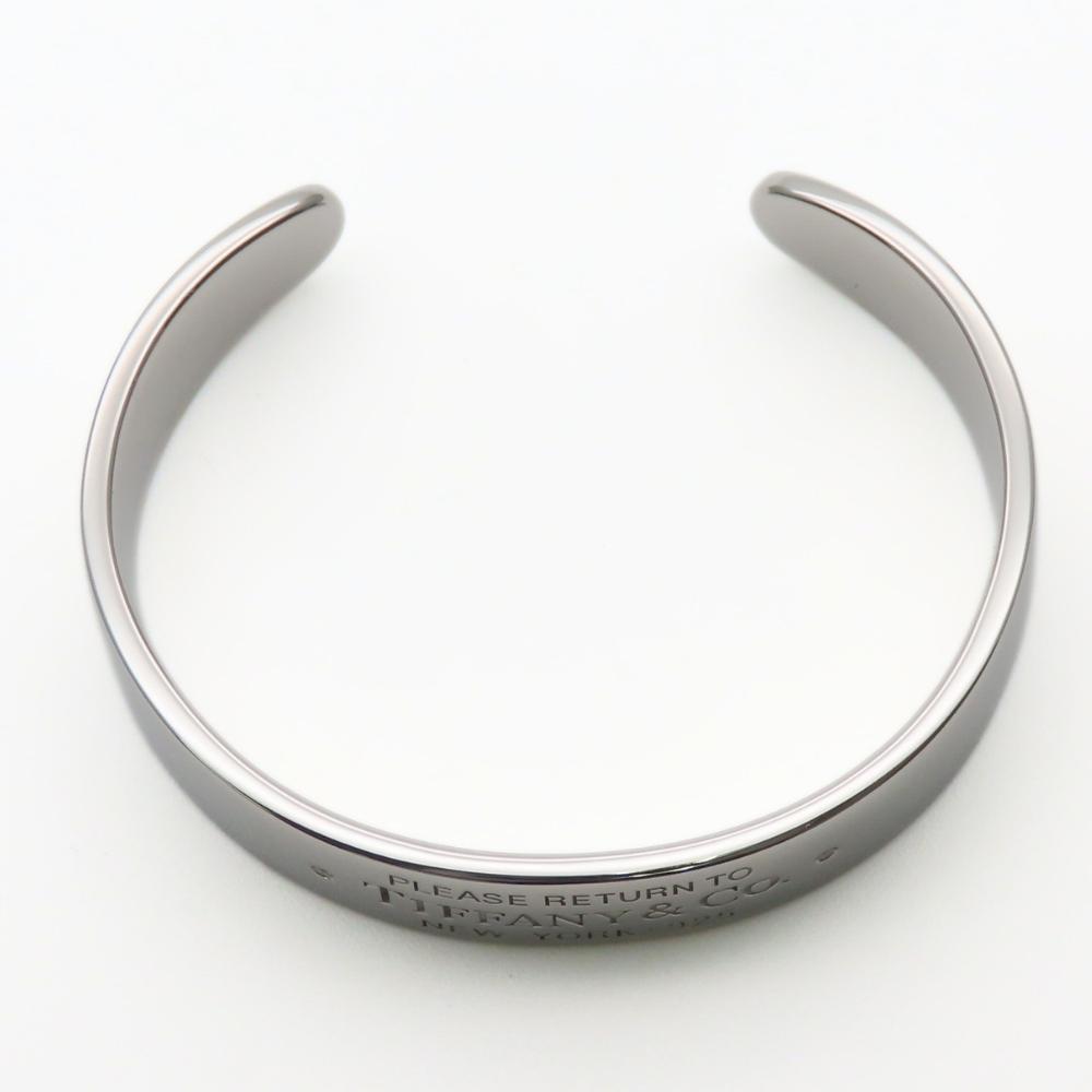 Used TIFFANY&Co. bracelet Narrow cuff Return to Silver925/diamond 31.7g Silver 2PD