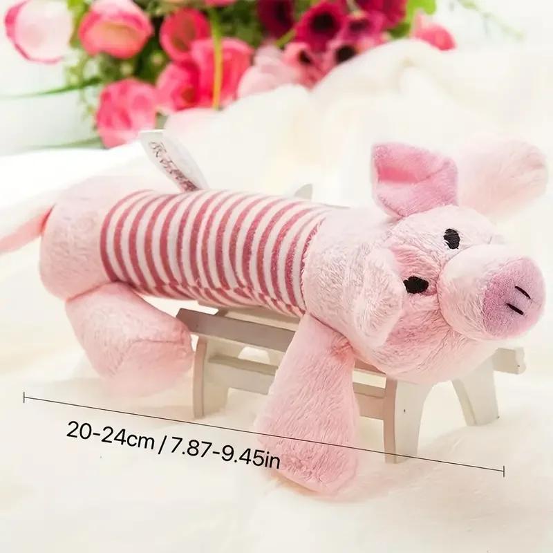 Squeaky Dog Toys for Small Dogs Pig Elephant Design Durable Chew Toys Interactive Pet Supplies for Aggressive Chewers