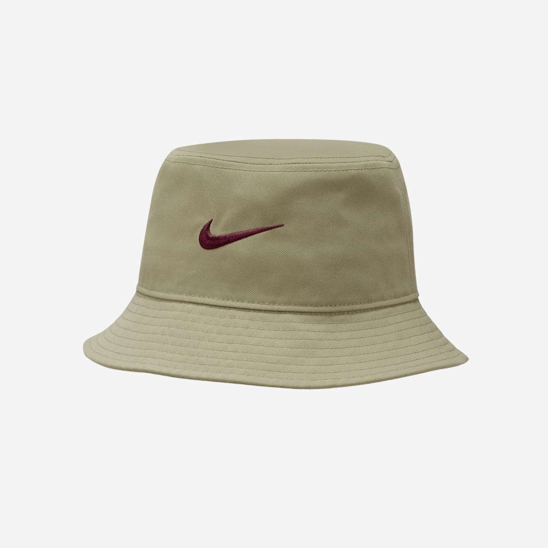 

Панама Nike Apex Swoosh нейтрально-оливкового цвета темно-бордового цвета FB5382-276